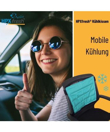 HPXfresh XL Cooling Pad | Natural Cooling Cushion for Seats | Reusable Cold Mat | Comfort & Relief in Coral - Buy Online on GoSupps.com