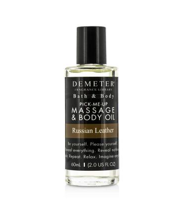 Demeter Russian Leather Massage & Body Oil 60ml/2oz