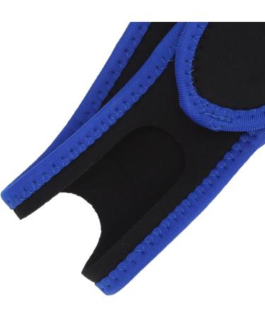 Adjustable Breathable Anti-Snoring Chin Strap with Jaw Support Belt - Royal Blue Edge Cover - Buy Online on GoSupps.com