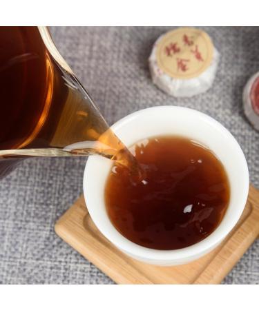 HQZM Exquise And Small Pu er River Thee Menghai Golden Knop Knowledge Geramatized Mini Tuo Thee 500g 1764oz - Buy Online on GoSupps.com