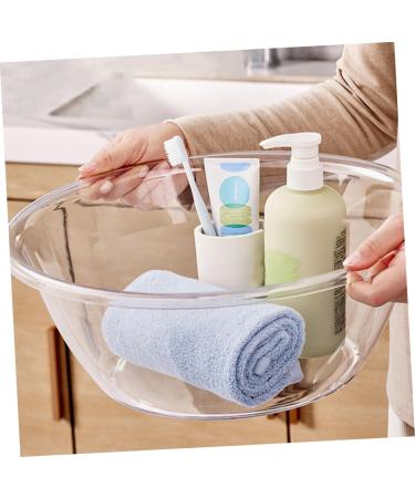 Cabilock Footbath Kitchen Sink Bowl Bathroom Wash Basin Plastic Thicken Wash Basin Salon Wash Basin Foot Soaking Basin Plastic Face Cleaning Basin Plastic Tub Plastic Wash Tub Plastic Basin - Buy Online on GoSupps.com