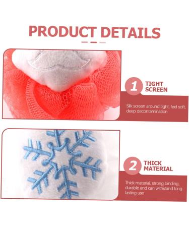 4pcs Exfoliating Bath Balls - Kids Bath Loofah Sponges & Shower Scrubbers for Skin Cleaning | International Shipping Available - Buy Online on GoSupps.com
