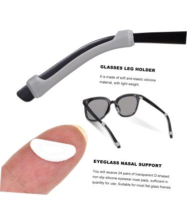 Shop Doitool 24 Pairs Silicone Nose Pads for Glasses | Comfortable Durable Glass Brackets & Cushions - Bulk International Shipping - Buy Online on GoSupps.com
