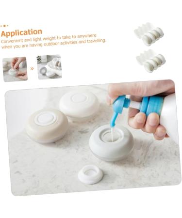 Didiseaon 2 Sets Push Type Lotion Bottle Hand Soap Container Pump Bottle Dispenser Hand Soap Bottle Liquid Dispenser Jar Refillable Liquid Container Portable Pp Travel Hand Bottle - Buy Online on GoSupps.com