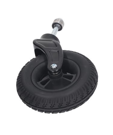 7 Inch Front Caster Steel Bearing Wheelchair Front Wheel Standard Size Shock Absorption Wear Resistance for Walker Scooter Grocery Cart