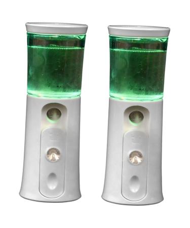 MAGICLULU Hand Held Steamer 2 Sets Hydrating Instrument Portable Mini Humidifier Hydrating Mister Travel Extend Face