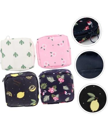 Plafope 4-Piece Women's Menstruation Hygiene Bags | Stylish & Functional Period Tote Set - Buy Online on GoSupps.com