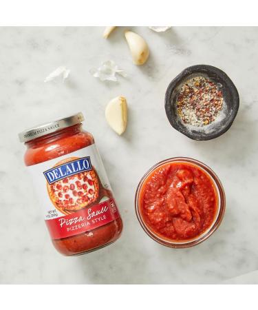 DeLallo Classic Pizzeria-Style Pizza Sauce 14oz Jar - 4-Pack - Buy Online on GoSupps.com