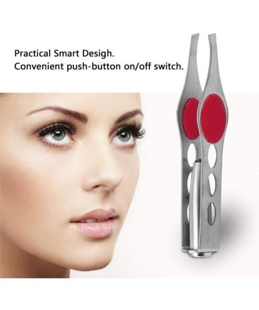 Mini Light Eyelash Removal Tweezer Clip Make Up Led Eyebrow Hair Beauty Tool Make up Tools Accessories Superior Quality and Creative - Buy Online on GoSupps.com