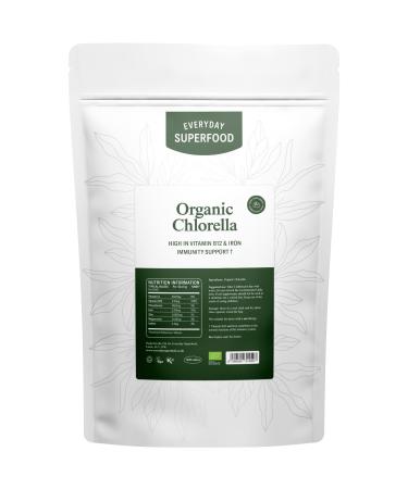 Organic Chlorella Tablets (1800 Tablets) Raw Broken Cell Wall Chlorella Certified Vegan & Kosher 1800 count (Pack of 1)