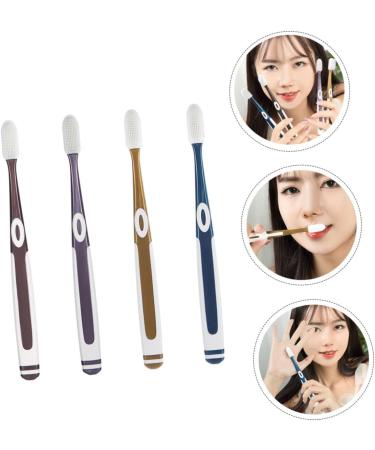 4pcs Nano Toothbrush Set - Extra Soft Durable Toothbrushes for Adults & Kids | Family Oral Care - Buy Online on GoSupps.com