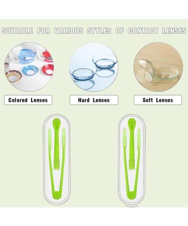 WKRTDY Contact Lens Set - 2x Tweezers Suction Cup & Silicone Remover Case - Easy Insertion & Removal for Comfortable Wear - Buy Online on GoSupps.com