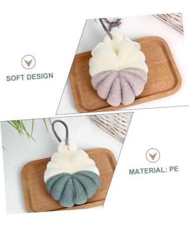 NOLITOY 4 Pcs Bath Bouquet Body Scrubber - Exfoliating Mesh Pouf & Shower Loofah | Spa Quality Shower Scrubber for Deep Cleaning & Relaxation - Buy Online on GoSupps.com