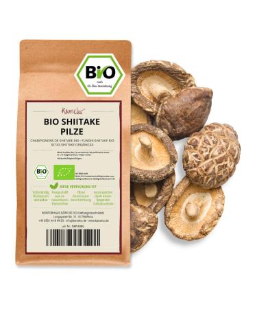 Kamelur 200g of organic dried sliced Shiitake mushrooms - dried mushrooms without additives Asian food - mushrooms