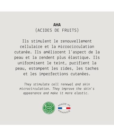 MY COSMETIK - AHA - Fruit acids - Moisturizing lightening exfoliating and anti-aging cosmetic active ingredient - Cosmetic quality - 100% plant-based - 30 ml - Buy Online on GoSupps.com