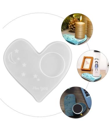 STOBOK 2pcs Coaster Mold DIY Silicone Mold Silicone Coaster Resin Molds Simple Mold Gummie Molds Zip Pull Silicone Molds Simple DIY Mold Silica Gel Crystal Candle Holders White Whitex2pcs 13.6X13CMx2pcs - Buy Online on GoSupps.com