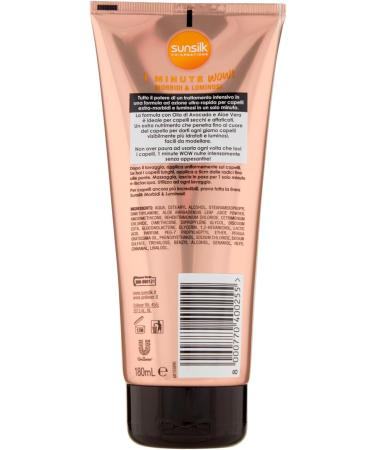 Sunsilk 1 Minute Intensive Treatment Wow Soft and Shiny Mask for Dry and Dull Hair with Avocado Oil Nourishing and Moisturizing Action 3 x 180ml Bottles - Buy Online on GoSupps.com