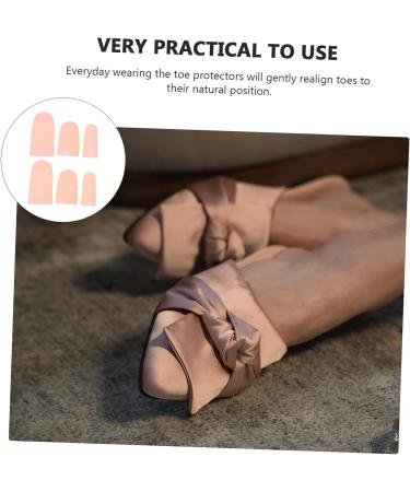 FRCOLOR 8 Pairs Toe Cover Orthotics for Plantar Fasciitis - Thumb Protector, Toe Straighteners, Separators, Hammer Straightener, Bunion Relief Tool - 6x3cm - Buy Online on GoSupps.com