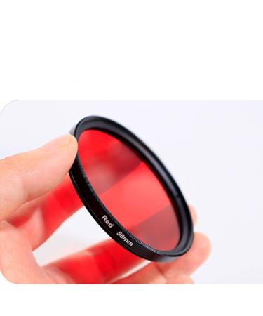52mm Red Filter,Red Circular Screw-in Color Filter 52mm