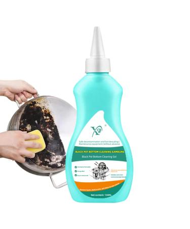 Cookware Cleaning Paste | 150ml Effective Pan Bottom Gel Cleaner for Kitchen - Stainless Steel Cleaning Paste Strong Stubborn Grease & Grime Remover for Removing Dirt Oil Stains