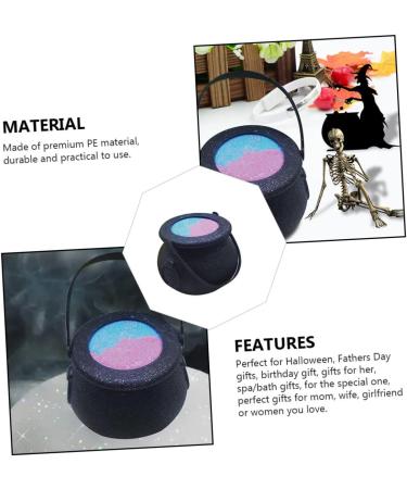  Angoily Angoily 1 Pc Bath Ball Pot Bubble Box Durable Bubble Bombs Rainbow Bubble Can Bubble Pot Ball Bath Ball Can Take a Bath Cauldron Bubble Ball - Buy Online on GoSupps.com