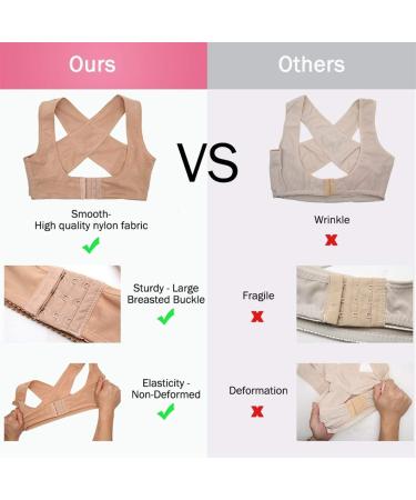 Women Back Brace Support Belt pedic Back Posture Corrector Brace Posture Shoulder Corrector Back Straightener Health Care (Black L) Better life Beige S - Buy Online on GoSupps.com