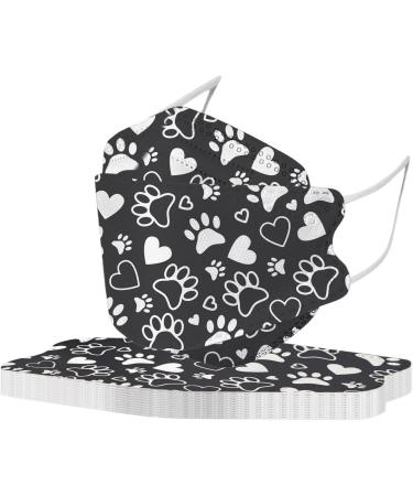 Gigimountain 50 Pack Children's 4-Layer Disposable Face Masks with Cartoon Motifs - Breathable Mouth-Nose Protection 3D Design Bandana Neck Scarf - Buy Online on GoSupps.com