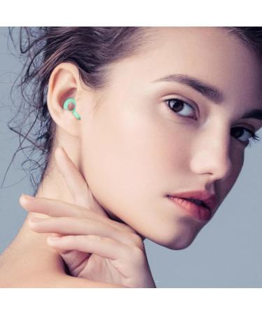Waymaytecy Reusable Silicone Earplugs for Noise Reduction - Soft Hearing Protection for Sleeping Travel & Work (Green) - Buy Online on GoSupps.com