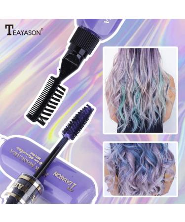 MIESCHER Colored Temporary Hair Mascara - Non-toxic Instant Hair Color Dye Stick for Girls & Women - Washable Chalk Rainbow Hair Mascara - Tender Pink Shade for Party Cosplay - Buy Online on GoSupps.com