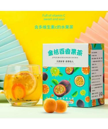 90g Th aux fruits instantan Citron Fruit de la passion Chine Kumquat-Th aux fruits de la passion - Buy Online on GoSupps.com