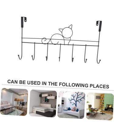 ABOOFAN Jacket Hanger Towel Rack Over Door Towel Hook Cabinet Hooks Over The Door Hook Hangers Clothes -Mounted - Buy Online on GoSupps.com