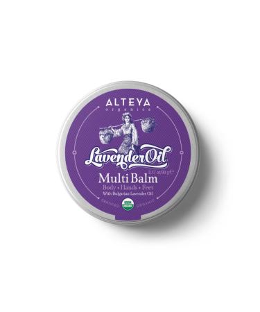 Altenya Bio multi -purpose balm Lavender 90 gr USDA organic certified purely natural - skin care for body hands and feet based on essential lavender oil in therapeutic quality - Buy Online on GoSupps.com