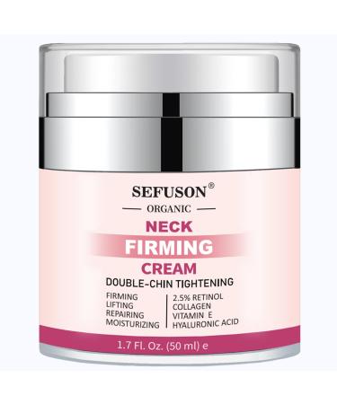Neck Firming Cream Neck Cream For Anti Aging Wrinkles & Fine Lines Anti Aging Facial Moisturizer with Retinol Collagen and Hyaluronic Acid. 50ML