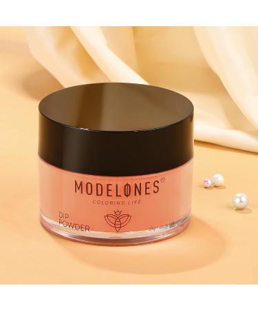 Modelones Dip Powder Pale Violet Red French Nail Dipping Powder - 1 Oz Coral - Buy Online on GoSupps.com