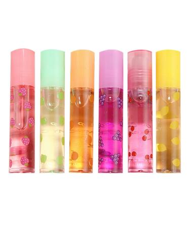 Shop Minkissy 6PCs Lip Gloss - Fruity Moisturizing Lipsticks for Fuller Hydrated Lips | International Shipping Available - Buy Online on GoSupps.com