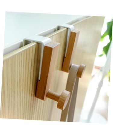 Alipis Wood Cupboards Hat Home Door Hooks Hats Key Coat Hanging Wooden Iron Bedroom Hook Umbrella Punch - Buy Online on GoSupps.com
