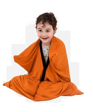 Wgust sensory sack compression socket body sock for children with special needs helps to reduce fears and promote concentration (color: orange size: m/medium-69 * 119cm) m/medium-69 * 119cm orange