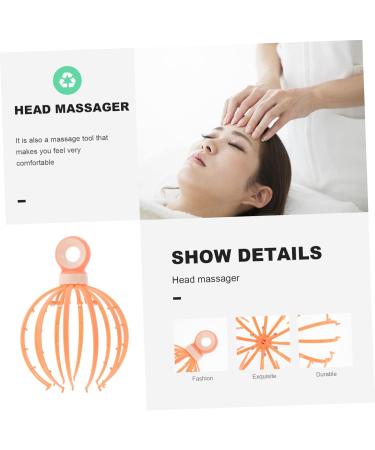 Buy Kombiuda Head Massage Device - Claw-Style Scalp Massager for Ultimate Relaxation | Handheld Plastic Massage Comb 21x15x15cm Orange - International Shipping Available - Buy Online on GoSupps.com