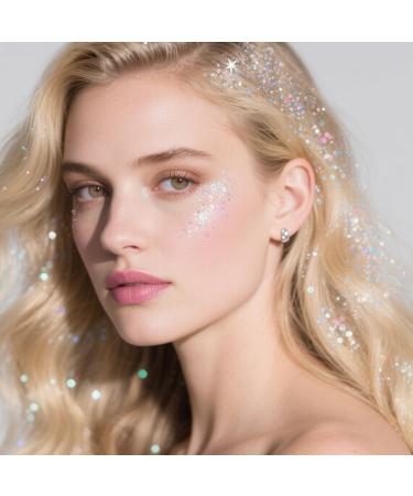  BUCOMTU Festival Face Glitter 12 Colors Makeup Body Glitter Thick Gel Glitter Face Glitter Face Festival Accessories Gadget for Carnival Masquerade and Party - Buy Online on GoSupps.com