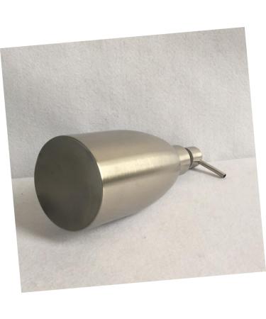 Zerodeko 3pcs 304 Liquid Containers Pump Liquid Soap Bottles Shampoo Bottle Stainless Steel Soap Dispenser Silverx3pcs mediumx3pcs - Buy Online on GoSupps.com