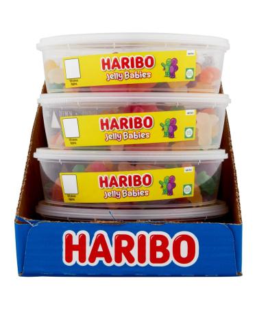 HARIBO Jelly Babies 8 x 100 Pieces (510 g) Sweets Tub
