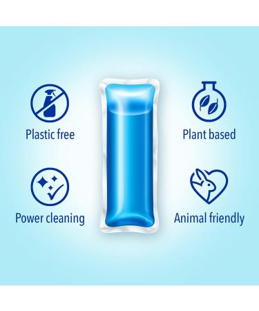 OceanSaver Eco Glass Cleaning Spray - 12x 750ml Refills | Streak-Free Shine | Plant Based, Plastic-Free & Cruelty-Free | Sea Spray Scent - Buy Online on GoSupps.com