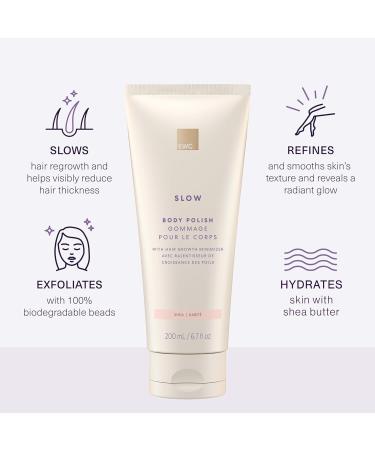 European Wax Center Slow Hair Growth Body Polish - Exfoliating Scrub for Dry Sensitive Skin | Moisturizing Brightening & Prevents Ingrown Hairs - 6.7 oz - Buy Online on GoSupps.com