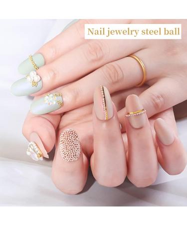 BHUJIA Nail Gems - Exquisite 3D Nails Art Metal Charms Studs Jewels Decals Decorations Enrich Your Nail Artistry Experience - Buy Online on GoSupps.com