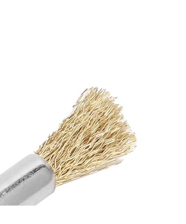 Premium Nail Drill Cleaning Brush Set - 5 Brass Wire Grinding Heads for Manicure & Nail Care | International Shipping Available - Buy Online on GoSupps.com