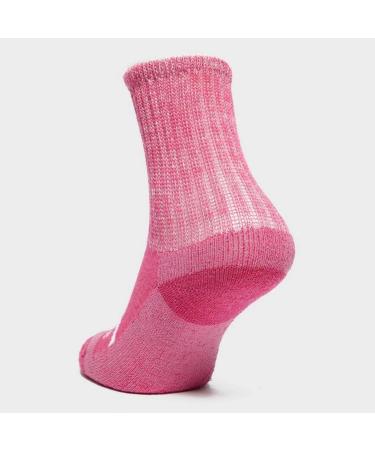 Bridgedale Unisex Kids Hike All Season Merino Comfort Boot Socks - J. Medium (NO VAT) in Rose | International Shipping Available - Buy Online on GoSupps.com