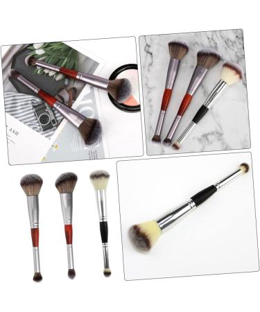 WOONEKY 3pcs Double-ended Makeup Brush Eyeshadow Applicator Double- Head Eyeshadow Stick Artificial Fiber - Buy Online on GoSupps.com