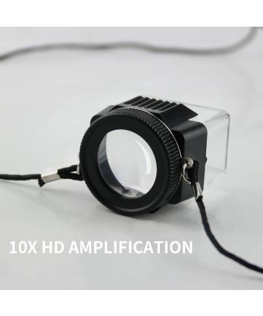 10X Magnifier Jewelry Eye Magnifying Glass Loupe-Optical Lens Jewelry Diamond-Checking Tool Fit for Jeweler Watch Repair loupes jewelers loupes 10x for weed travel-cases magnifier- with light wireless - Buy Online on GoSupps.com
