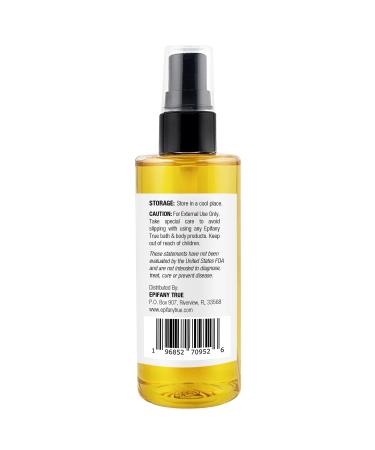Apricot & Camellia Satin Body Oil 4oz | Nourishing Vitamin E Moisturizer for Dry Skin | Antioxidant-Rich After Bath Oil | Promotes Skin Elasticity for Men & Women - Buy Online on GoSupps.com