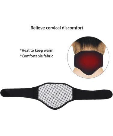 Tourmaline Self-Heating Neck Protector - 19x13x2 Magnetic Therapy for Pain Relief Warm Neck Strap - International Shipping Available - Buy Online on GoSupps.com